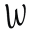 w