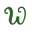 w