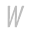 w