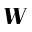 w