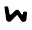 w