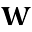 w