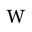 w