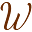 w