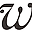 w