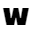 w