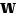 w