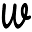 w