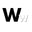 w