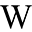 w