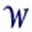 w