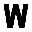 w