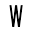 w