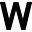 w
