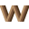 w