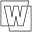 w
