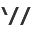 w