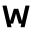 w