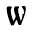 w