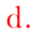 d