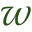 w