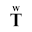 w
