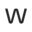 w