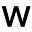 w