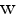 w