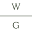 w