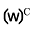 w
