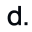 d