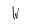 w