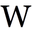 w
