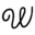 w