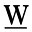 w