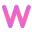 w
