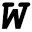 w