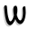w
