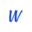 w