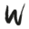 w