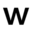 w