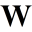 w