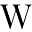 w