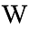 w