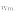 w