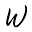 w