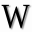 w
