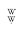 w