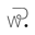 w